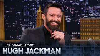 Hugh Jackman Hops into His Interview to Talk Wolverine Workout Routine | Fallon Flashback