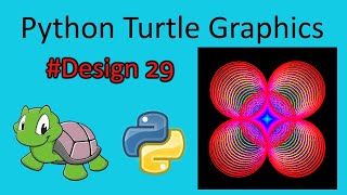 python turtle graphics tutorial || #design29 || Python graphics