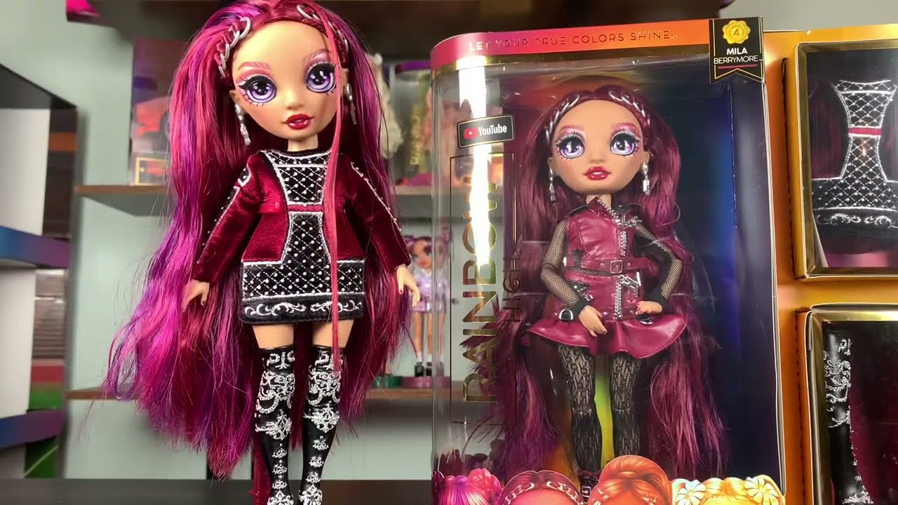 MILA BERRYMORE! DOLL HUNT+ REVIEW AND UNBOXING! RAINBOW HIGH SERIES 4 ...