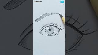 Easy eye drawing for beginners  #easydrawing #short #drawing