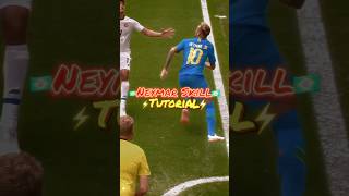 Neymar Rainbow Flick Tutorial 🇧🇷⚽️ #football #neymar #brasil #footballskills #soccer #cr7 #soccer
