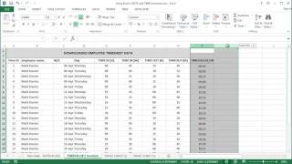 Microsoft Excel 2016 - Using the TIMEVALUE() function