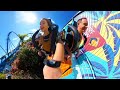 pipeline the surf coaster front row 4k pov seaworld orlando