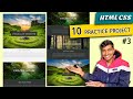 #3 - Parallax Website  | HTML CSS 10 Practice Projects for Beginners | 2023 | Hindi