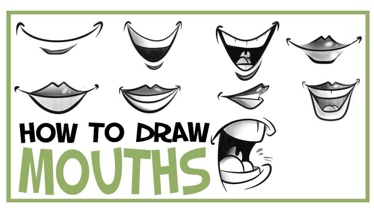How To Draw Mouths Cartooning 101 7 Youtube How To Draw Mouths Cartooning 101 7 Youtube