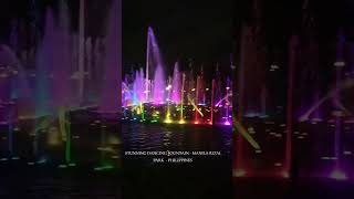 STUNNING  DANCING FOUNTAIN - MANILA RIZAL PARK  - PHILIPPINES