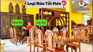 Cách Phân Biệt Gỗ Căm Xe Và Gõ Đỏ | Loại Gỗ Nào Tốt Hơn ?