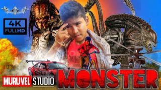 Monster vs alien-(sci fi) short film  (VFX movie)||kinemaster and powerdirector 4k movie
