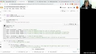 one dimensional random walk Monte Carlo simulation