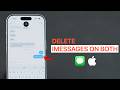 How To Delete iMessages on Both Sides on iPhone?