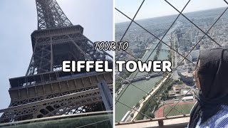 EIFFEL TOWER TOUR || Elevator Ride Top Floor || Paris Vlog