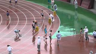 20140706 通信陸上広島県大会 男子4x100mリレー決勝