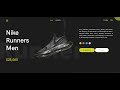 Ecommerce Product Page with HTML/CSS  (Nike Shoe Product Page)