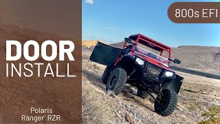 Polaris Ranger RZR 800s EFI Door Install