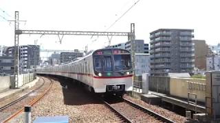 【フルHD】都営地下鉄浅草線5300系(エアポート急行) 黄金町(KK40)駅通過