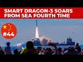 China's Smart Dragon-3 (Jielong-3) rocket blasts off in a spectacular sea launch