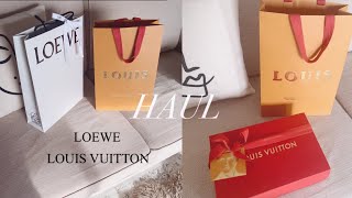 【LOEWE\u0026LOUISVUITTON🤎HAUL】新年のお買い物の開封🎁🐻購入品紹介、ロエベ、ヴィトン🎠✨