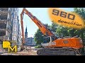 LIEBHERR R960 demolition LONGFRONT BAGGER #3 ABBRUCH BAUSTELLE INNENSTADT