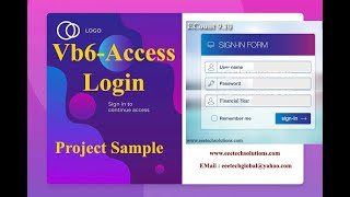 vb6 login form sample video MS Access Database (visual basic project tutorial) with source code)