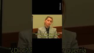 Amber Heard's reaction on dior and Johnny D. #johnnydepp  #dior #shorts #fyp #justiceforjohnnydepp