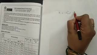 Determination of radius of curvature of lens using Newton's ring experiment