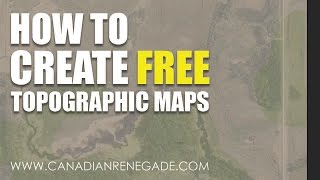 How to make a FREE Topographic Map for Permaculture Design