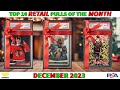 Top 10 RETAIL Sports Card Pulls Of The MONTH | December 2023