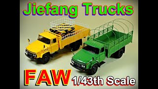 Unknown Manufacturer - Diecast - 1/43 FAW Jiefang Trucks