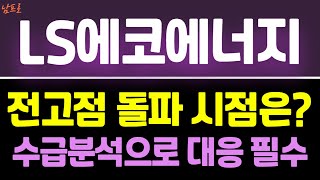 [LS에코에너지 주가전망] 전고점 돌파 시점은?  수급분석으로 대응 필수!    #LS에코에너지주식전망 #LS에코에너지주가전망 #LS에코에너지주가