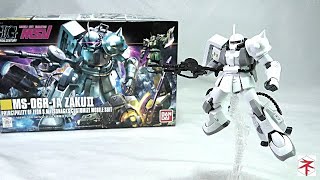 【機動戦士ガンダムMSV】白い高機動型のザク！HGUC 1/144 シン･マツナガ専用ザク