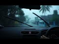 rainy drive ambience 🌧️🚗 driving in rain car driving sounds for sleep u0026 deep relaxation