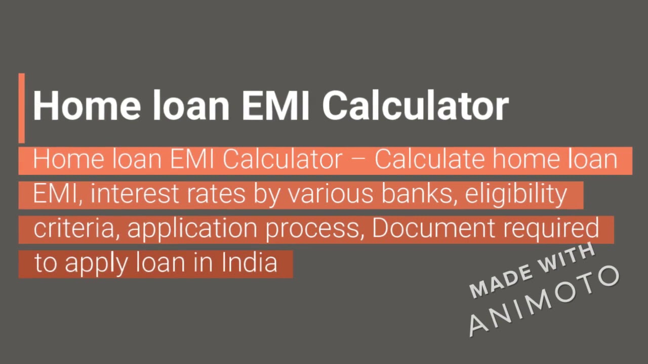 EMI Calculator Calculate EMI For Home Loan, Car Loan, Personal Loan ...