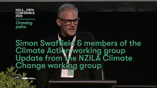 2023 NZILA Firth Conference; NZILA Climate Change working group update