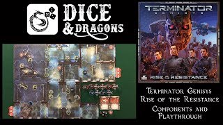 Dice and Dragons - Terminator Genisys Components and Playthrough