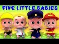 fünf kleine babys | Reime in Deutsch | Kinder reime | Nursery Rhymes | Kids TV | Five Little Babies