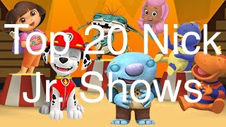 Top 20 Nick Jr. Shows | UPDATED