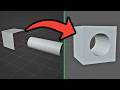Blender Boolean modifier Tutorial (how to cut holes)