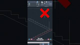 Autocad Tutorial | Staircase Design tricks, tips \u0026 hacks 💡#viral #trending #shorts