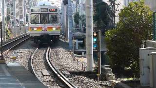 東急8090系8099F大井町線「溝の口行き」等々力駅到着