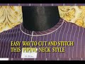 How to pipe a senator neckline complete tutorial ( simple method )