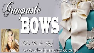 Learn to Make Gumpaste/Fondant Bows