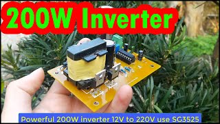 Simple 200W Inverter | Voltage Regulator | Adjustable Output | LCSC Electronics Easy EDA Parts Store