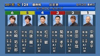 【若松競艇優勝戦】SGレーサー①中島②原田③菊地ら出走、激戦優勝戦