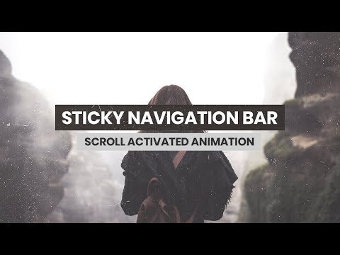 Sticky NavBar With JQuery | HTML, CSS & JavaScript Sticky NavBar With JQuery | HTML, CSS & JavaScript