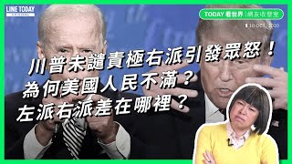 川普未譴責極右派引發眾怒！為何美國人民不滿？左派右派差在哪裡？【TODAY 看世界｜網友收發室】