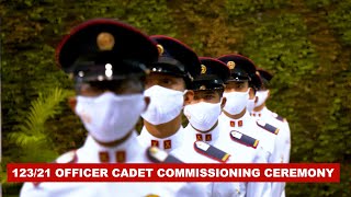 123/21 Officer Cadet Commissioning Ceremony