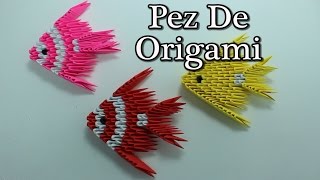 3D Origami Fish / Pez Origami 3D ¡TUTORIAL!