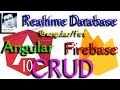 Angular Firebase CRUD Database Realtime using @angular fire