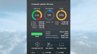 iStatistica - advanced system monitor for macOS