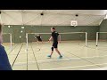 badminton 🏸 bezirksliga saison 22 23 grün weiß 90 anklam vs bützow einzel 2. spieltag